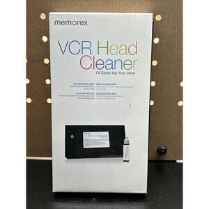 Memorex VCR Video Head Cleaner - Tape & Solution Bottle (Empty)